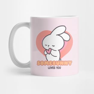 Love Wrapped in Whiskers: Somebunny Loves You! Mug